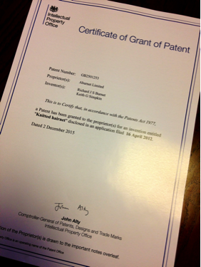 ABurnet Granted Patent Approval
